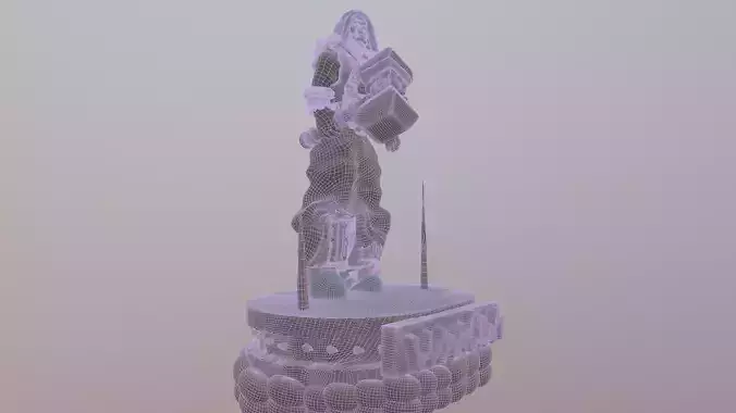 Thrall statue 3D model