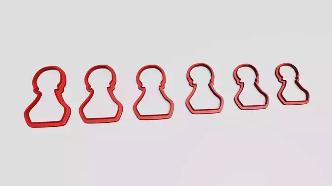 cortador de arcilla polimerica- peon de ajedrez