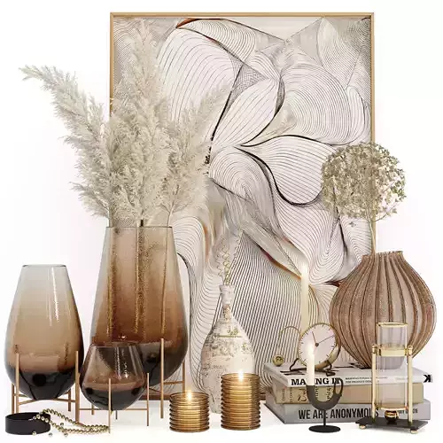 Decorative set 03 3D model