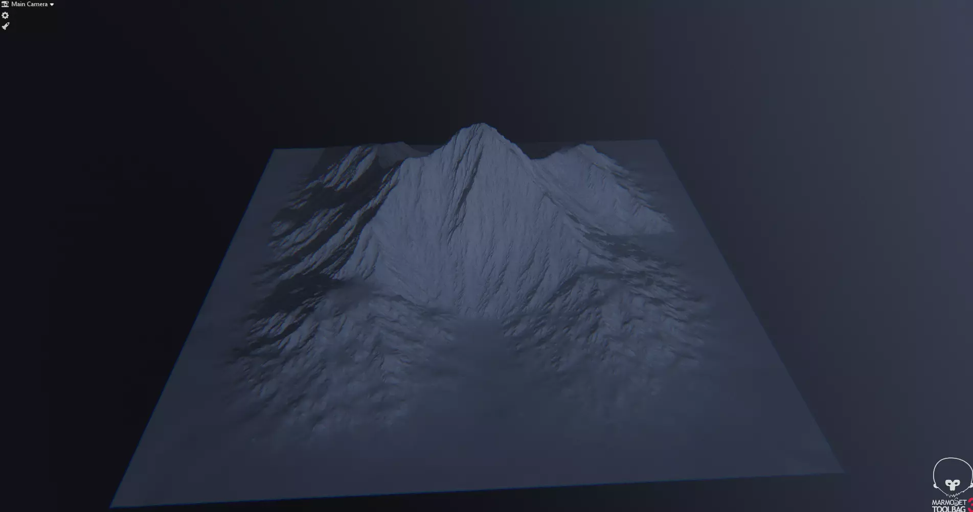 Mountain Landscape Mesh Free 3D model