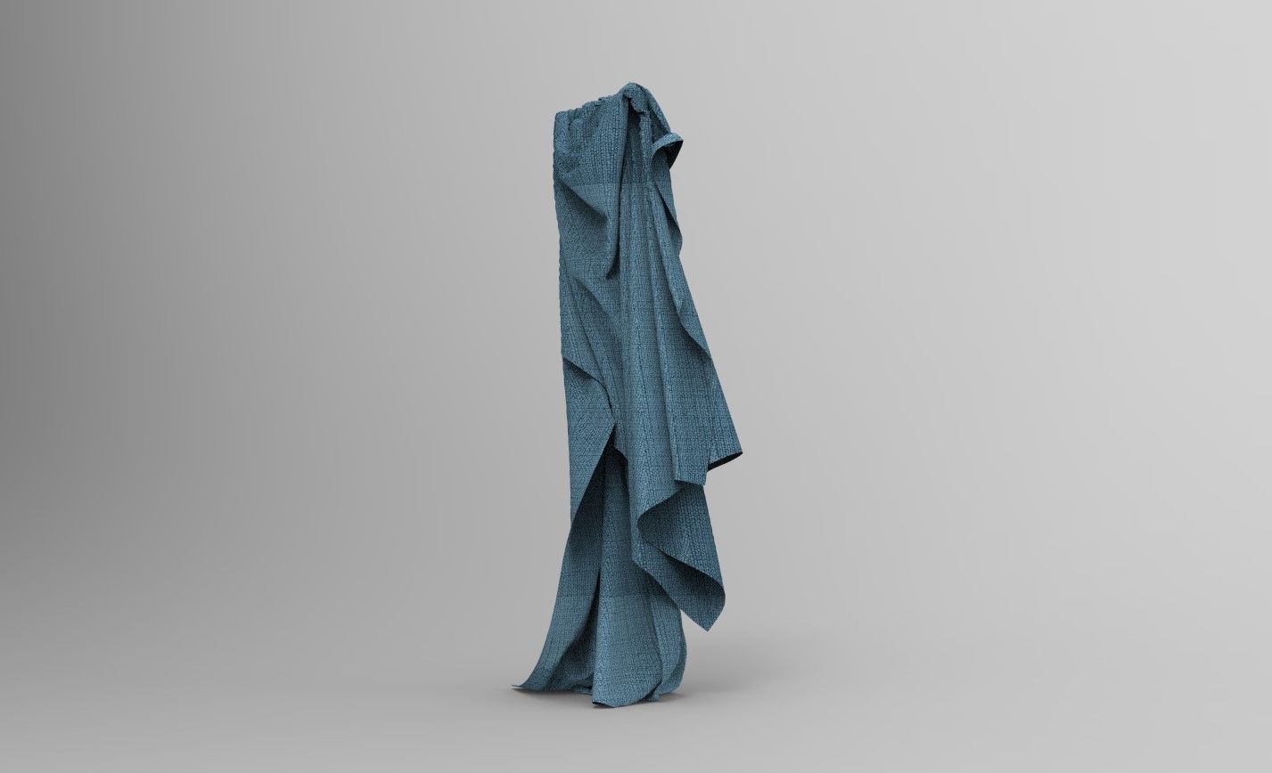 cloth 647 Low-poly 3D model_4