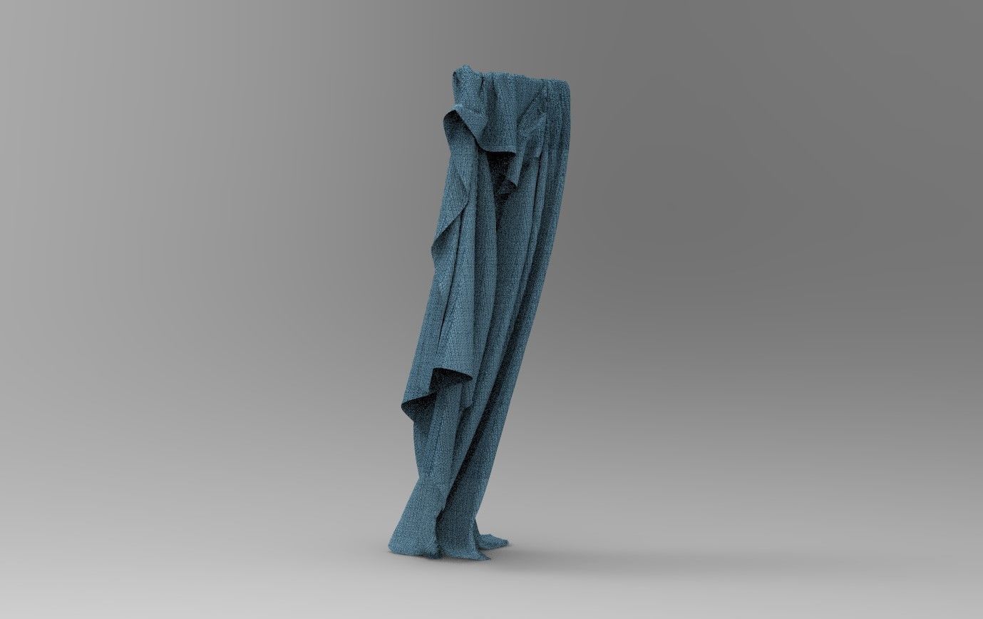 cloth 647 Low-poly 3D model_5