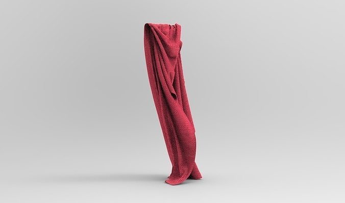 cloth 648 Low-poly 3D model