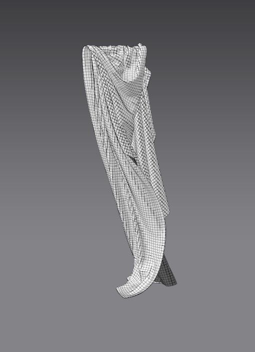 cloth 649 Low-poly 3D model_3