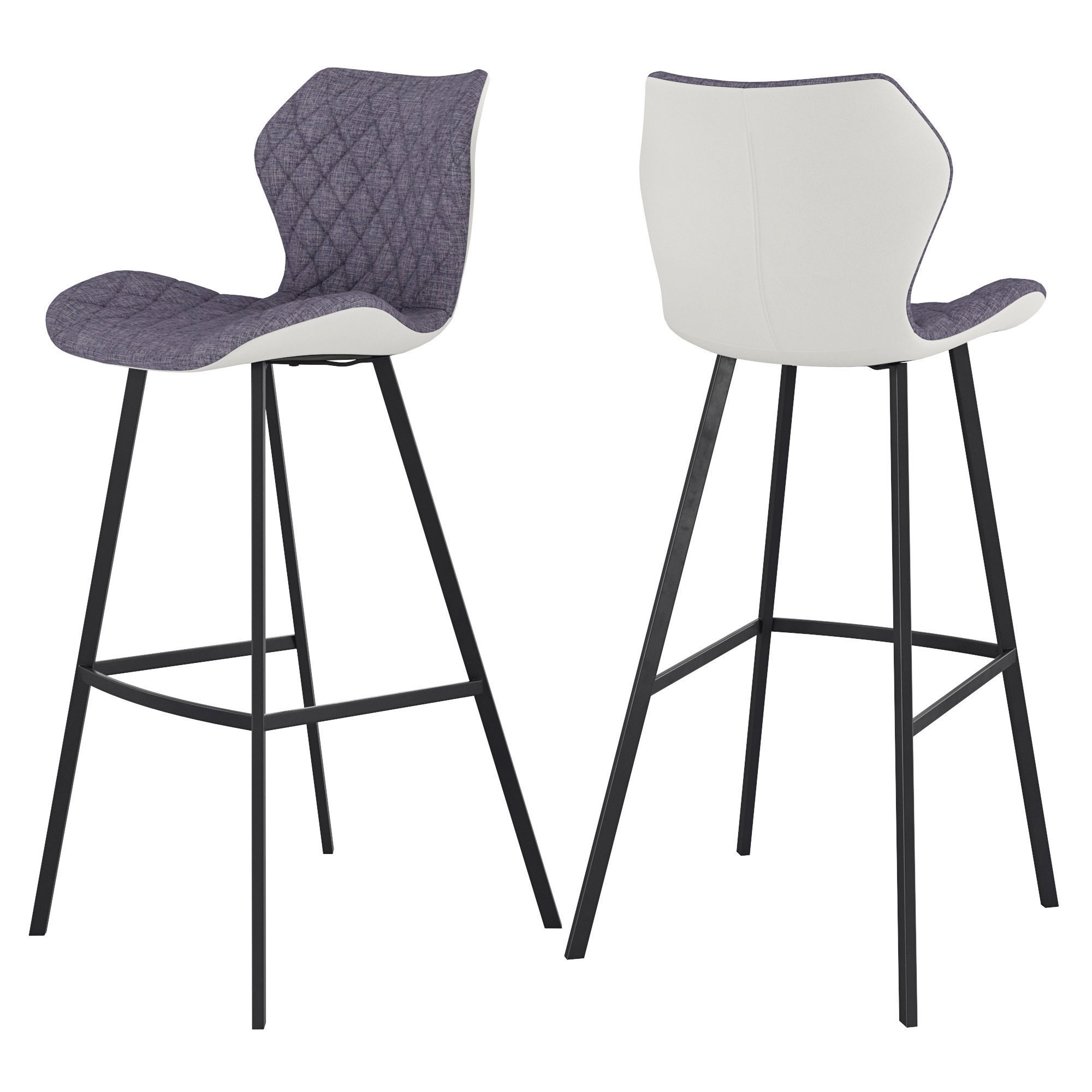 Bar stool Halmar H83 3D model_1