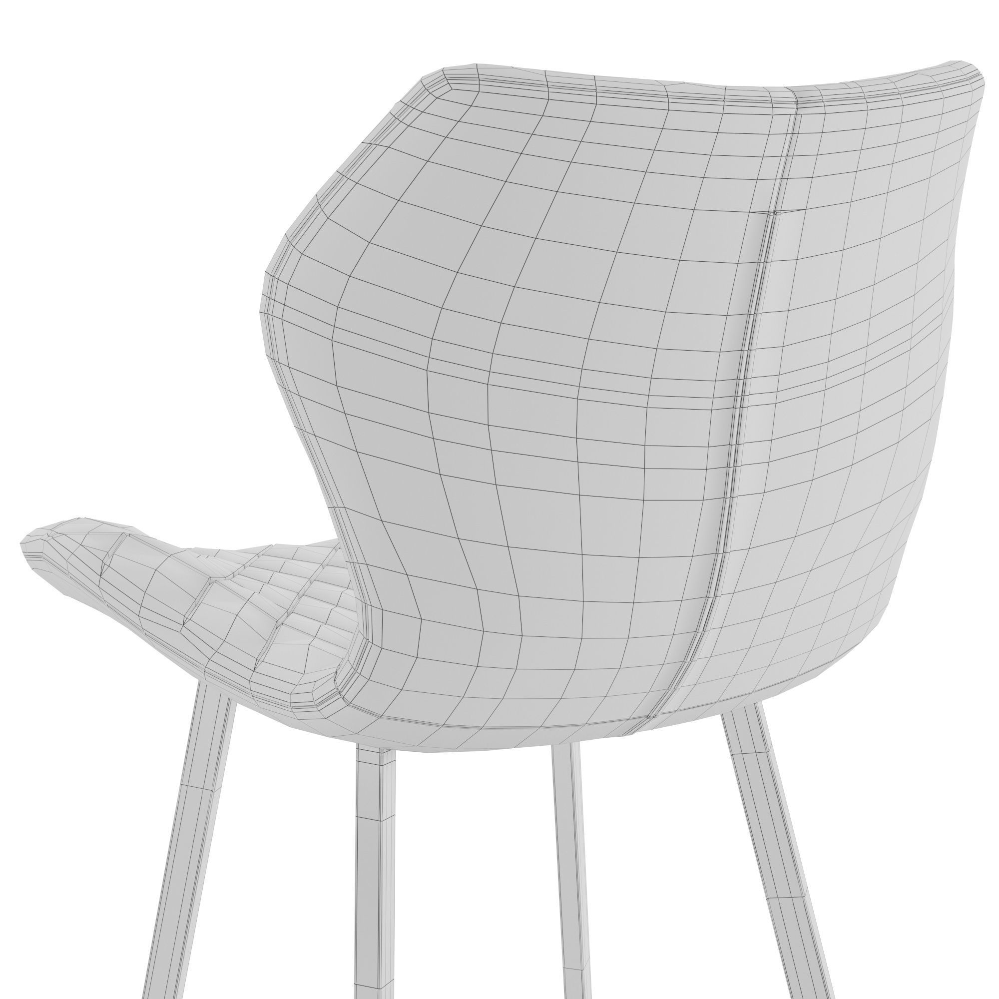 Bar stool Halmar H83 3D model_6