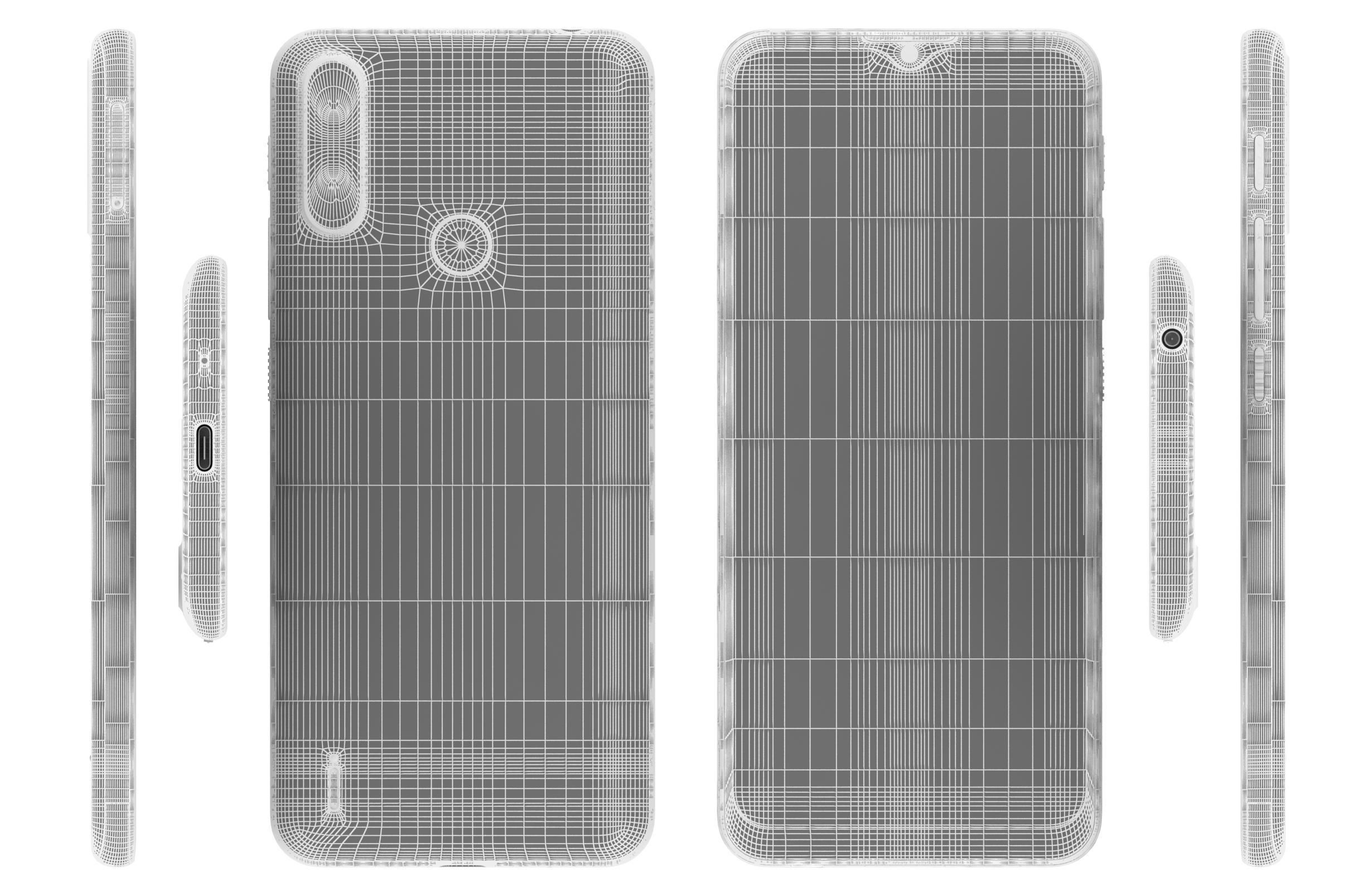 Motorola Moto E7i Power Coral Red 3D model_17