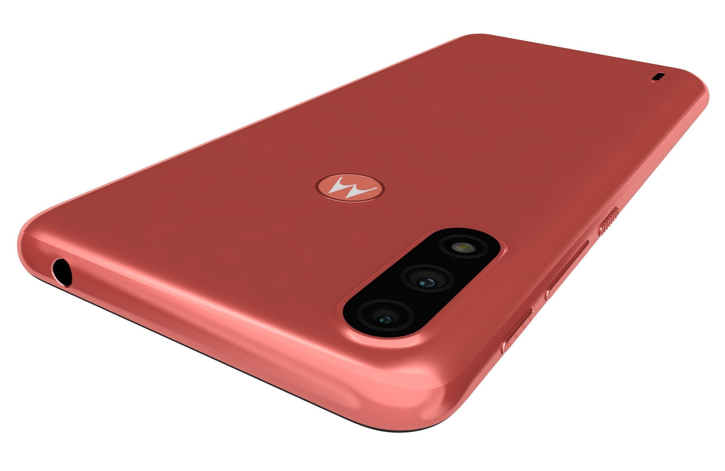 Motorola Moto E7i Power Coral Red 3D model_13