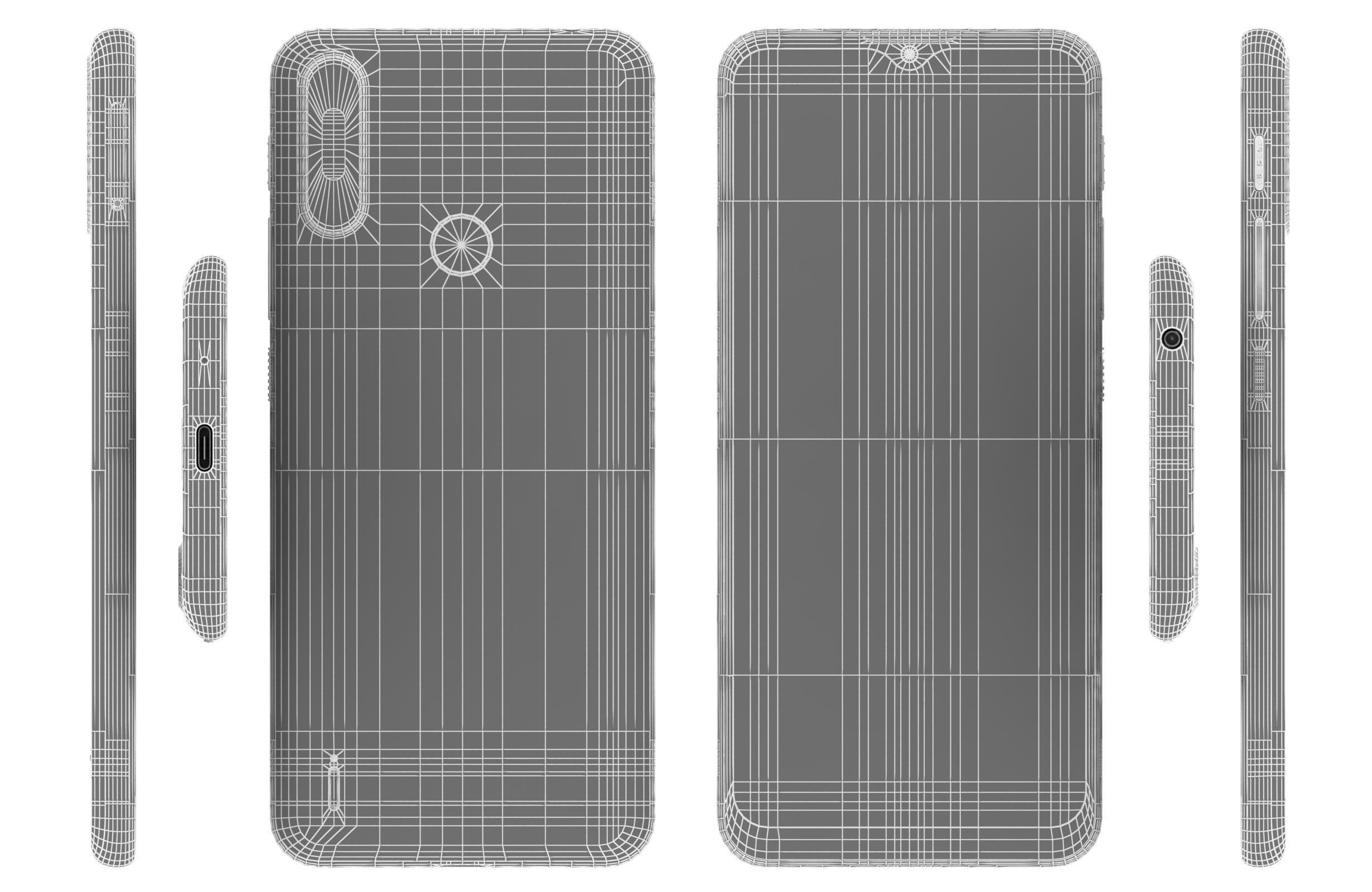 Motorola Moto E7i Power Coral Red 3D model_16