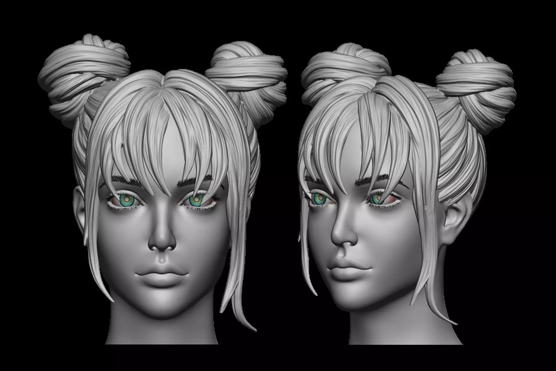 hair 11 3D print model