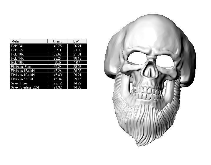 Skull ring 3D print model_8