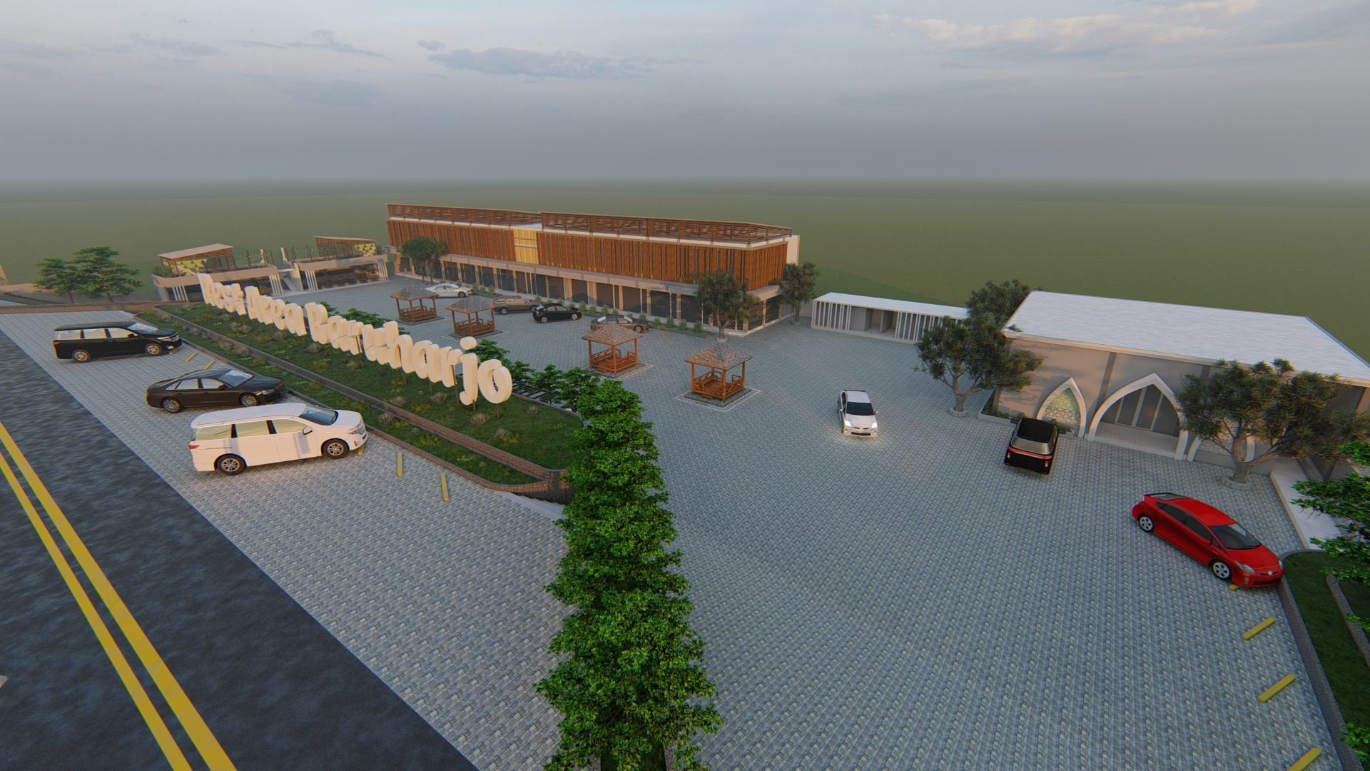 Rest Area Design - Baruharjo 3D model_7