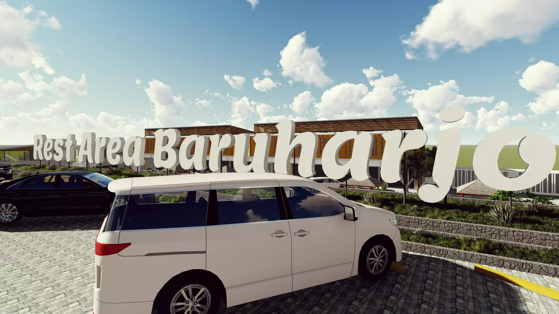 Rest Area Design - Baruharjo 3D model_0