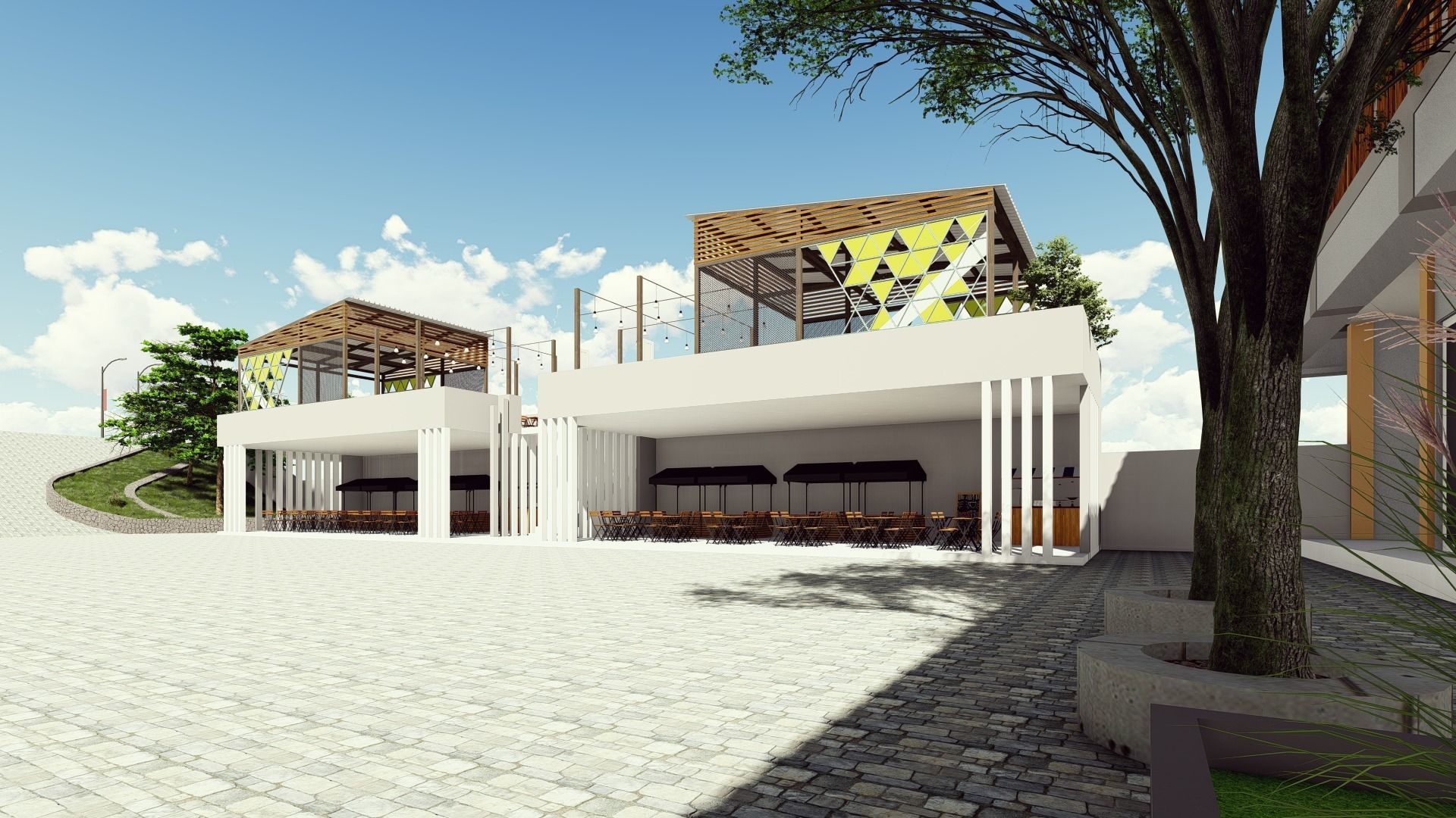 Rest Area Design - Baruharjo 3D model_3