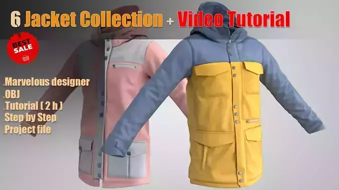 6 Jacket Collection  Video Tutorial