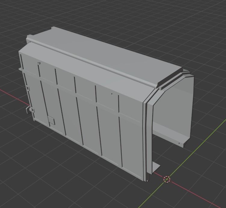 H0 1-87 scale Hbins-tt 292 freight car 3D print model_13