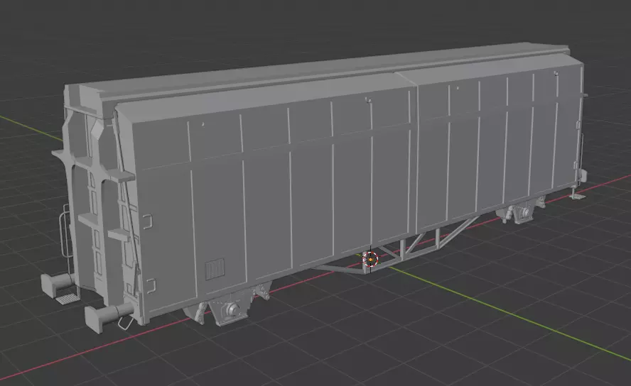 H0 1-87 scale Hbins-tt 292 freight car 3D print model_0