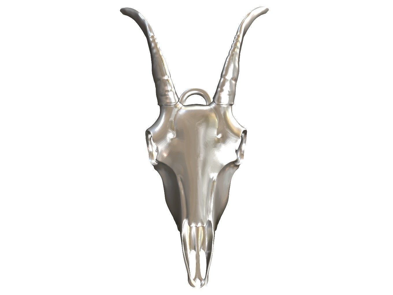Cranium Charm Goat 3D print model_7