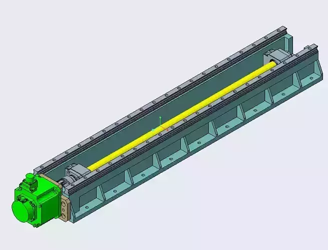 Linear slide assembly 3D model