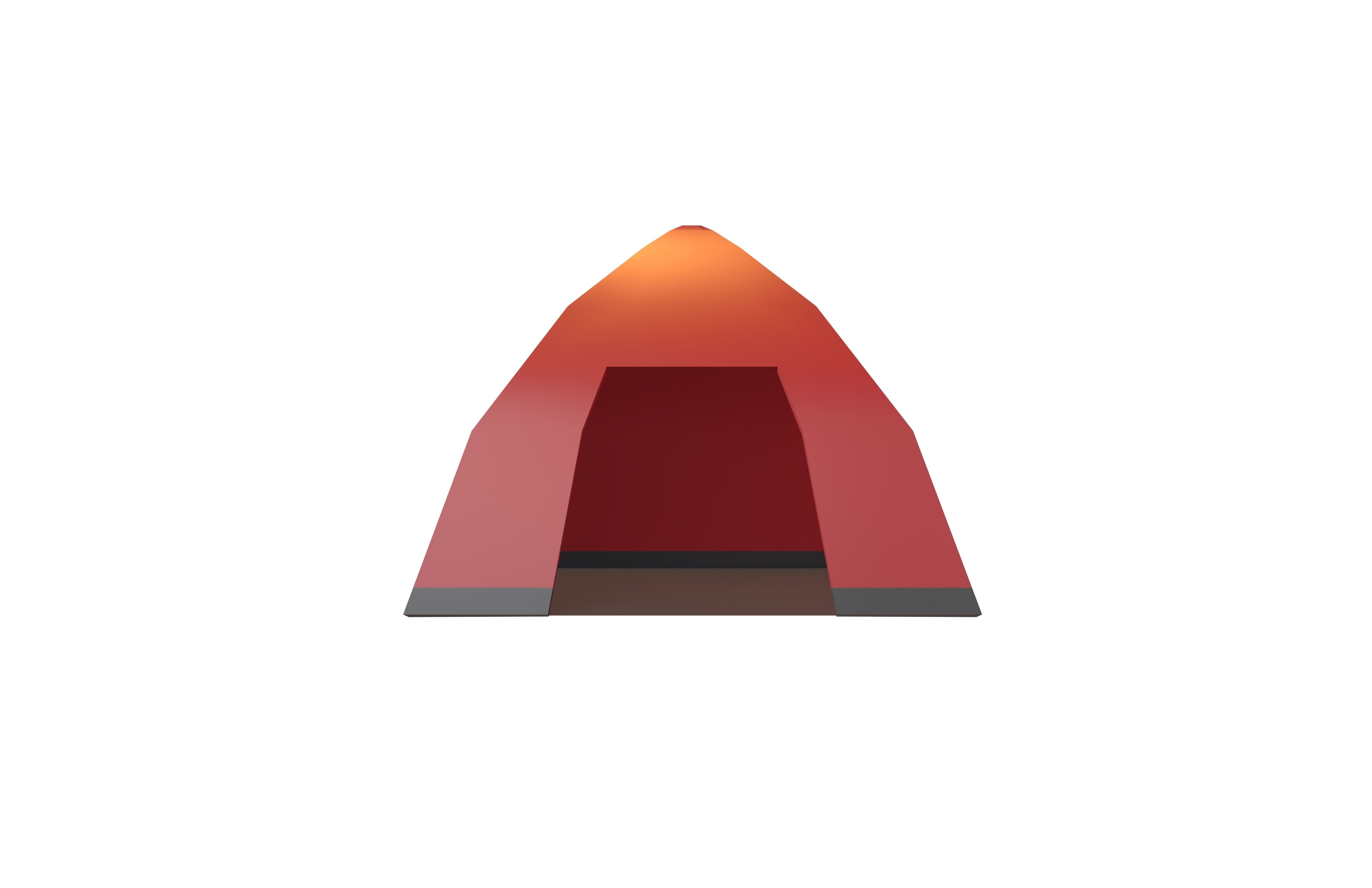 Tent v1 003 Low-poly 3D model_1