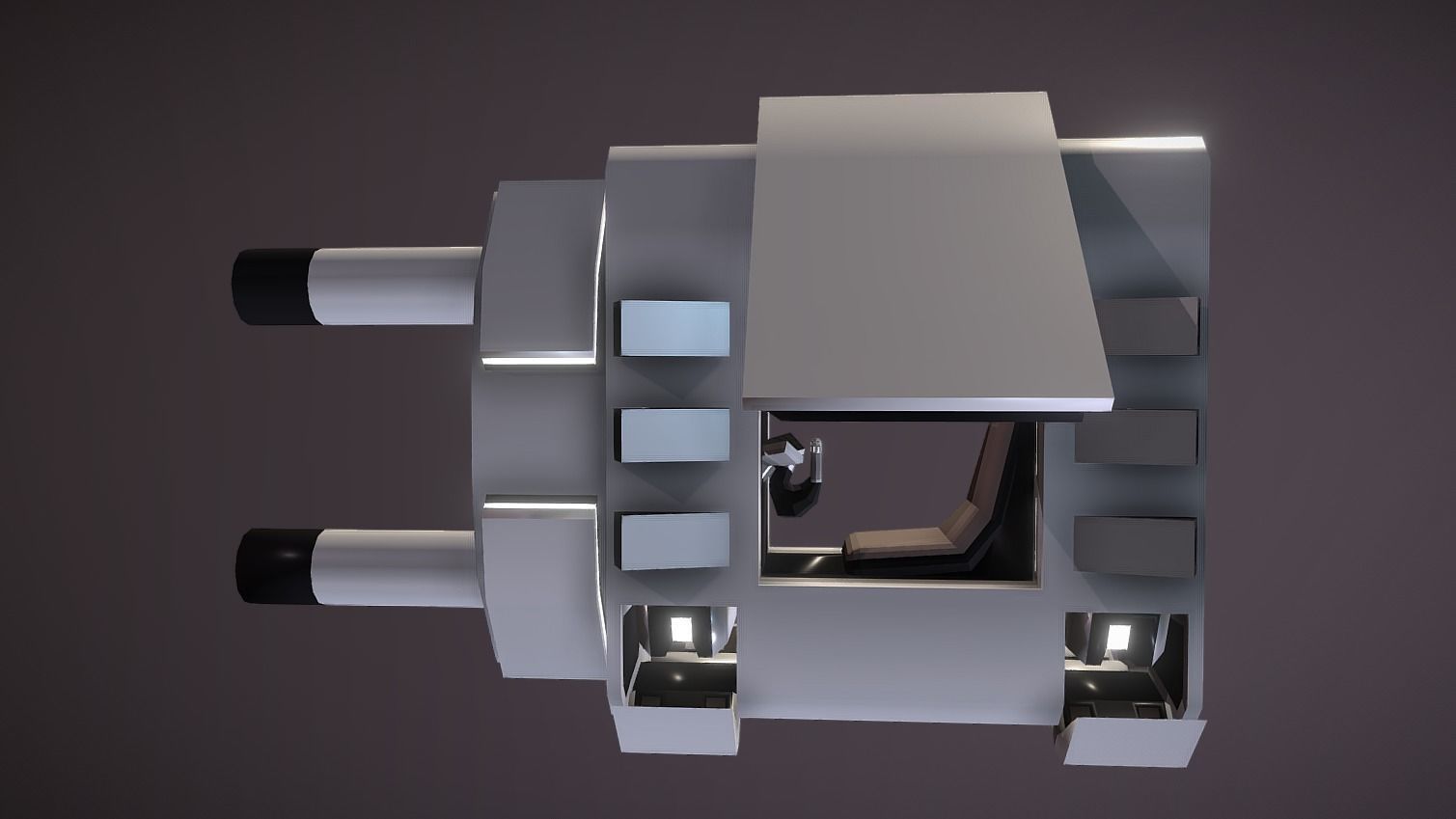 CLS-370 Charge Land Speeder Low-poly 3D model_13