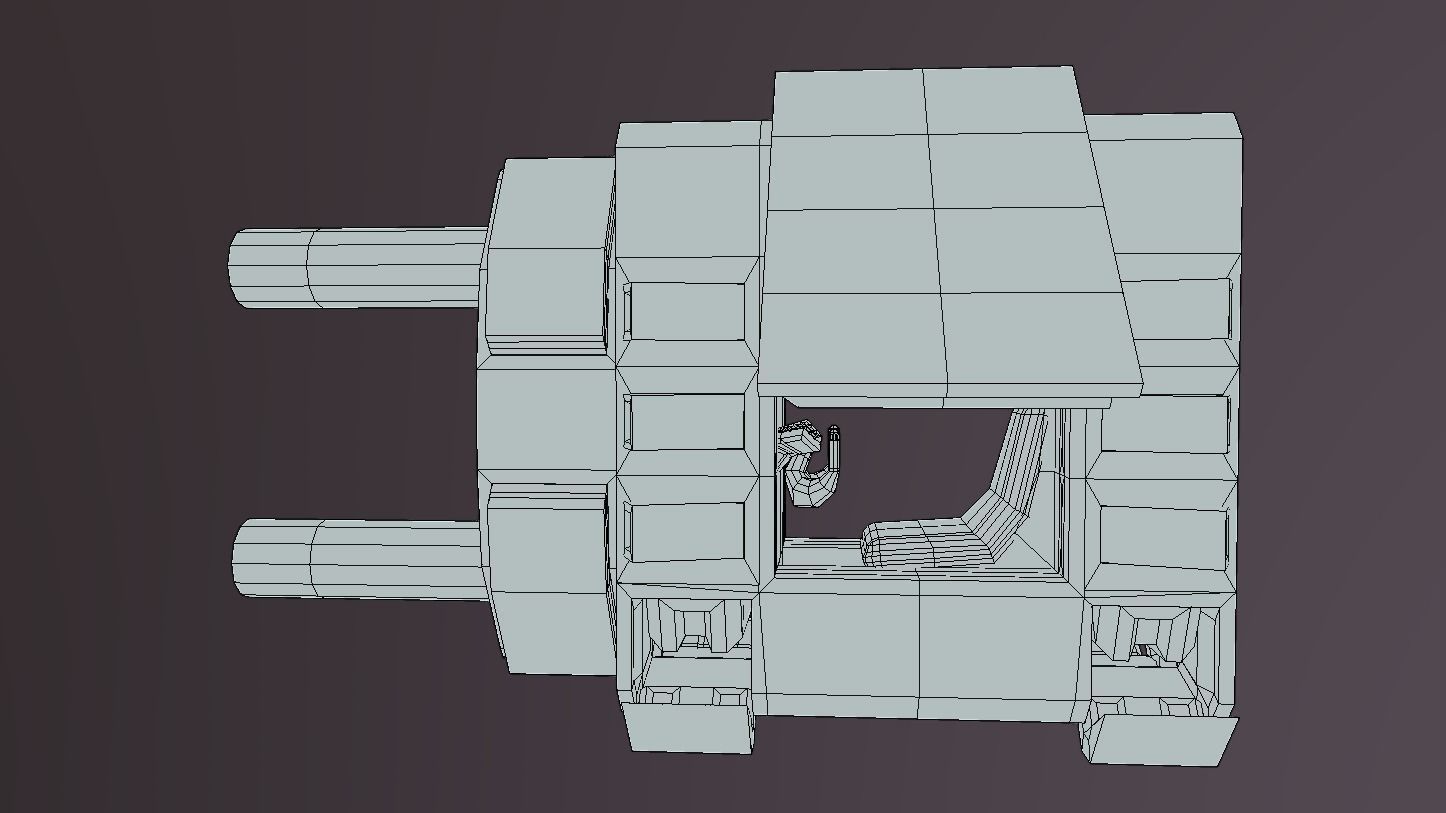 CLS-370 Charge Land Speeder Low-poly 3D model_15