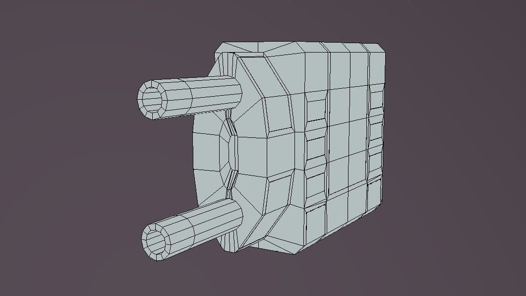 CLS-370 Charge Land Speeder Low-poly 3D model_6