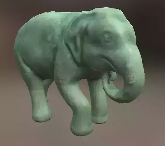 Cute Elephant Decor Statue Hi detailed 3D print model