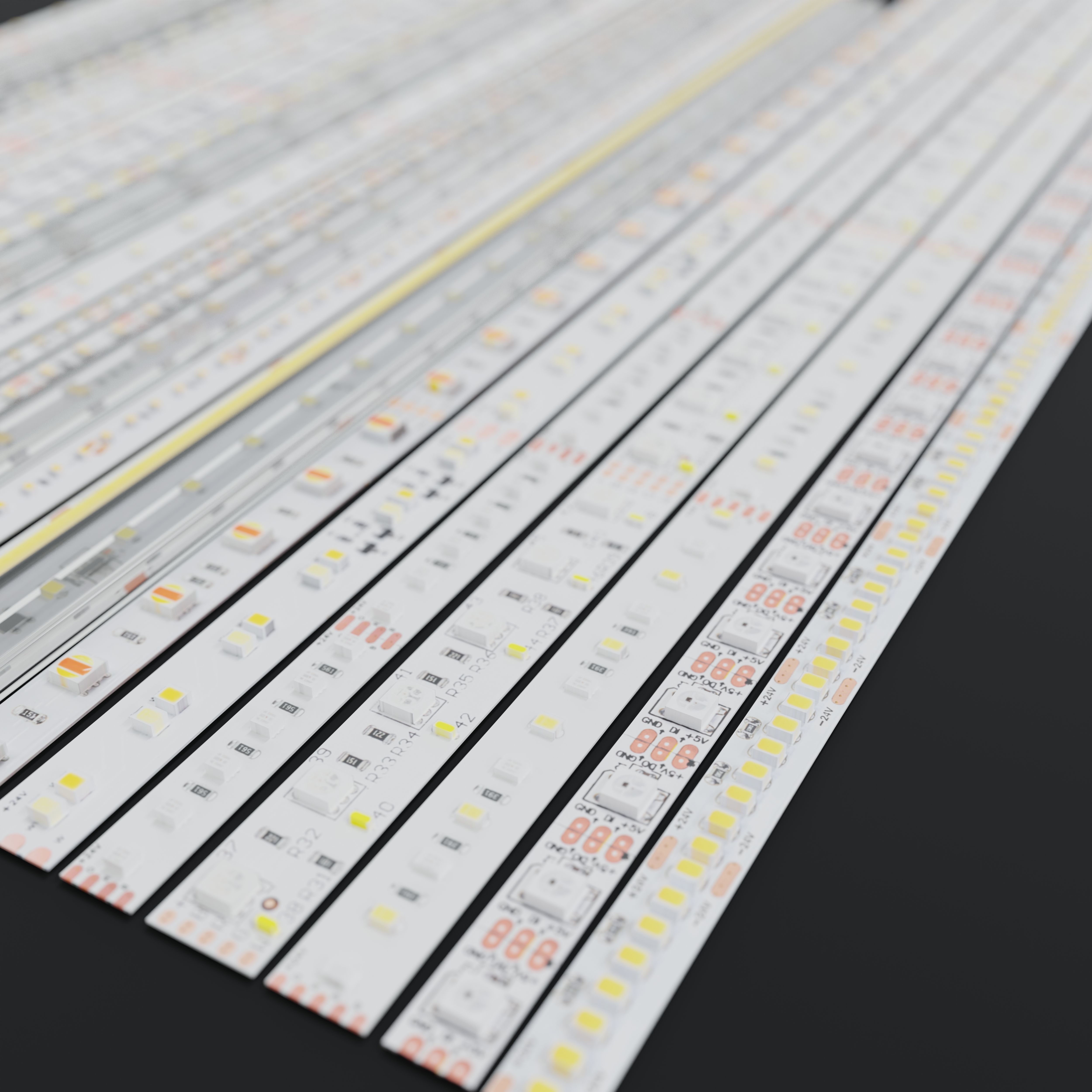 Collection of 25 LED Stripes 3D model_2