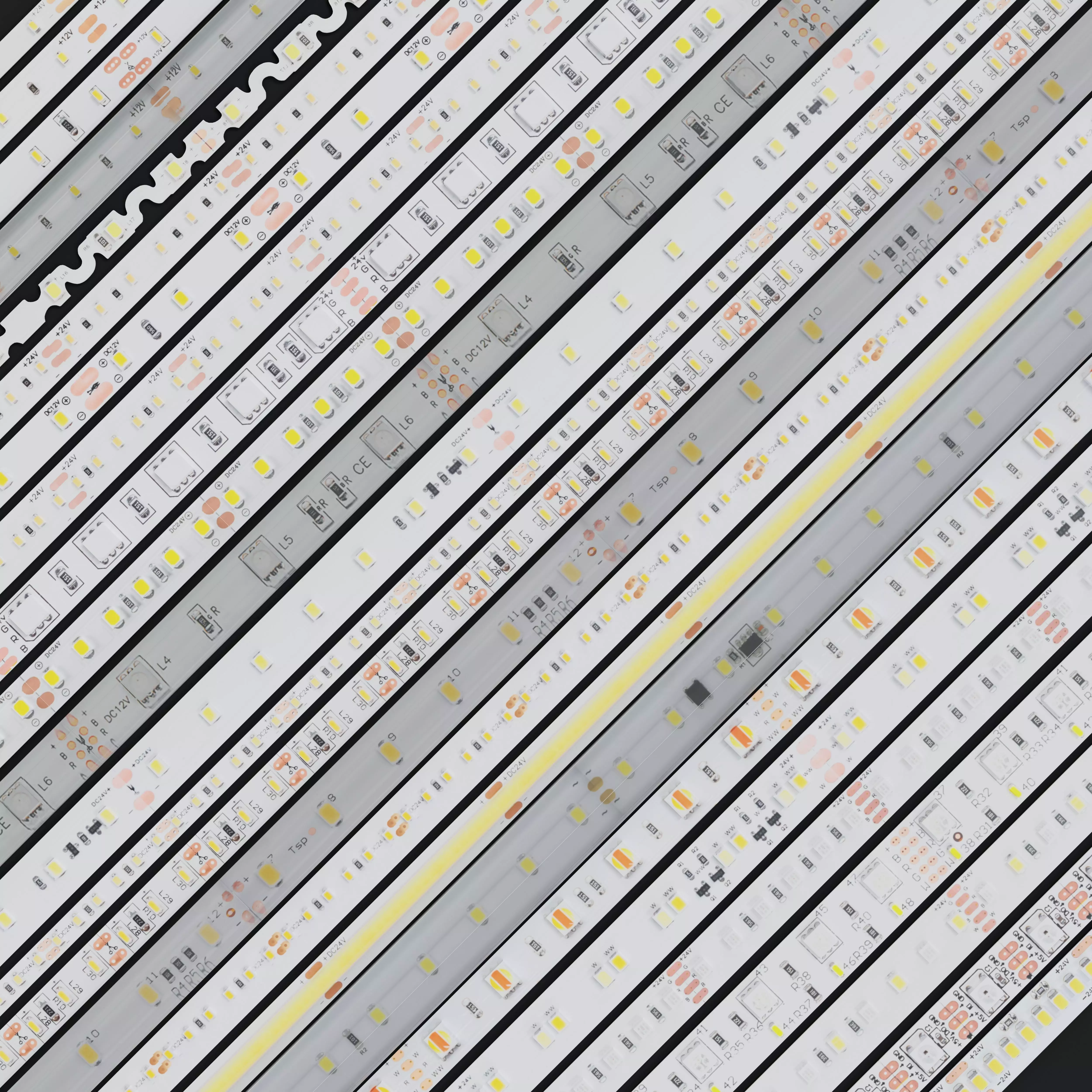 Collection of 25 LED Stripes 3D model_0