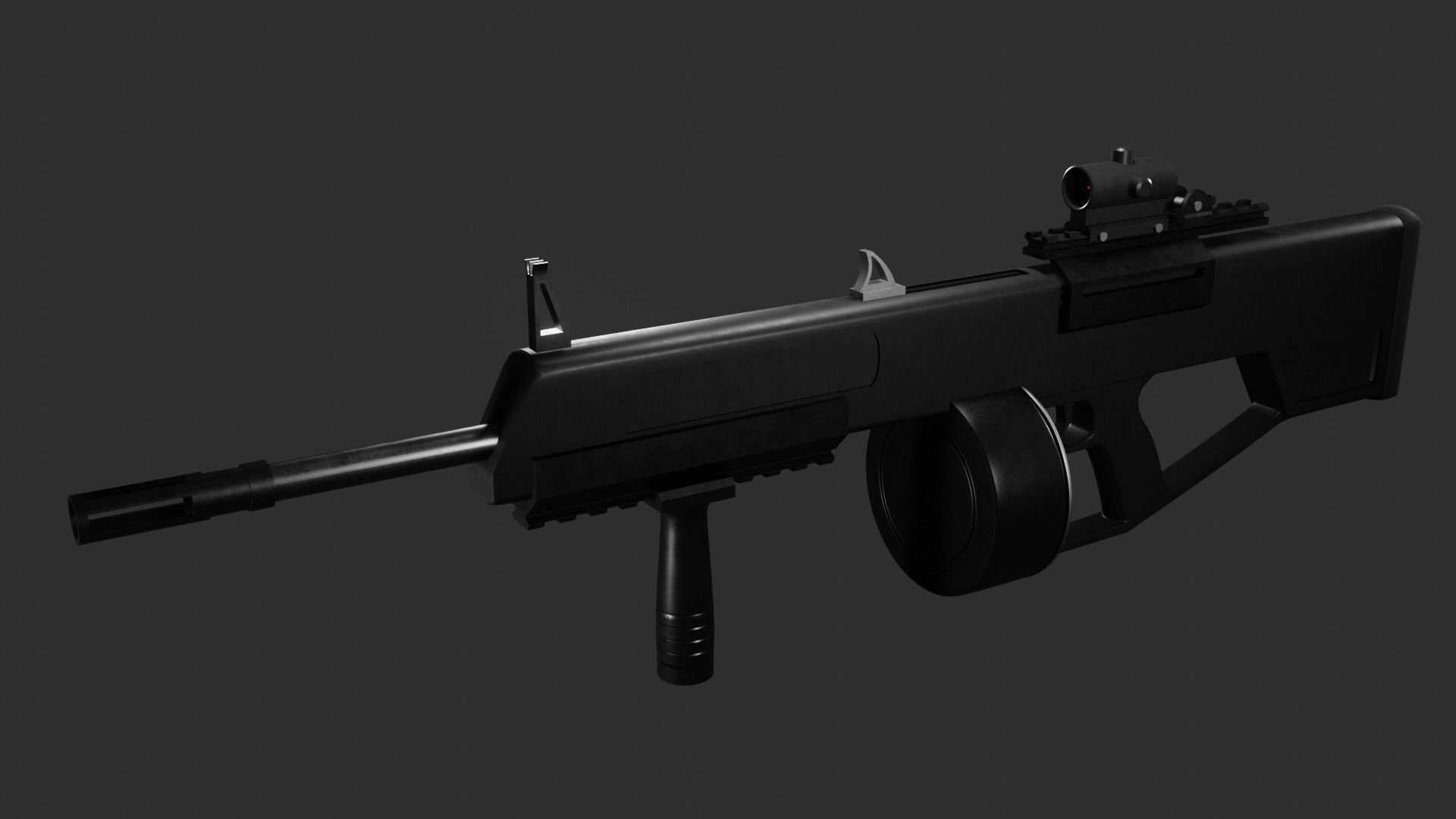 AA-12 Redesign 3D model_2