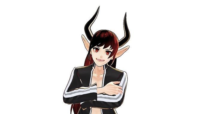 Anime Demon Male 3D model