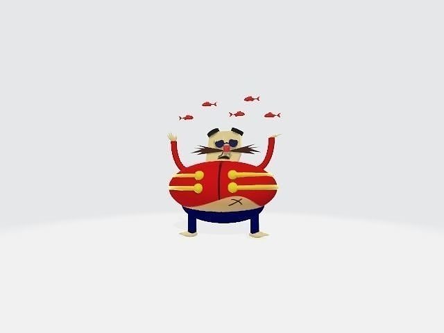 ogjovin cartoon fisherman animated gif Free 3D model