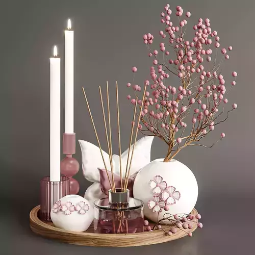 Decorative set 05 3D model
