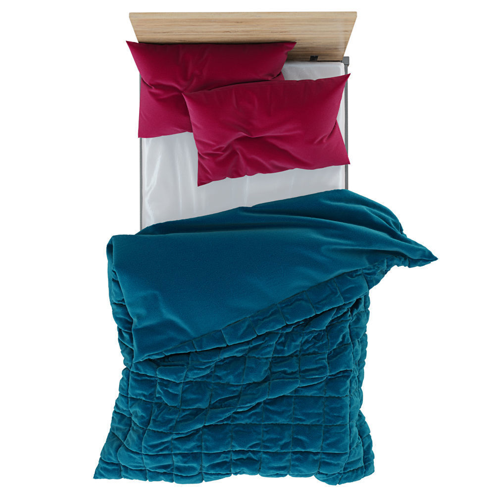 Copenhagen Bed in Kids 3D model_3