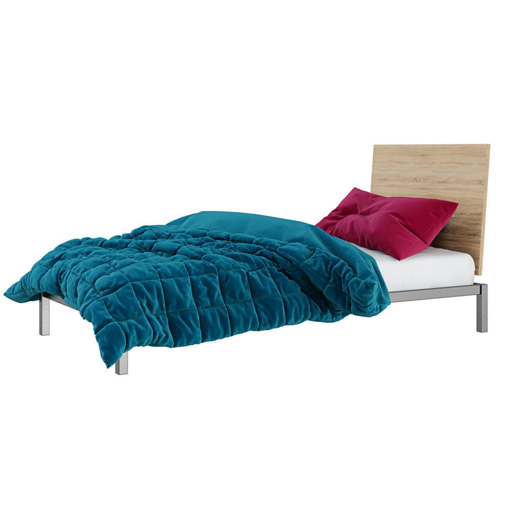 Copenhagen Bed in Kids 3D model_2