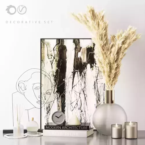 Decorative set 3D model