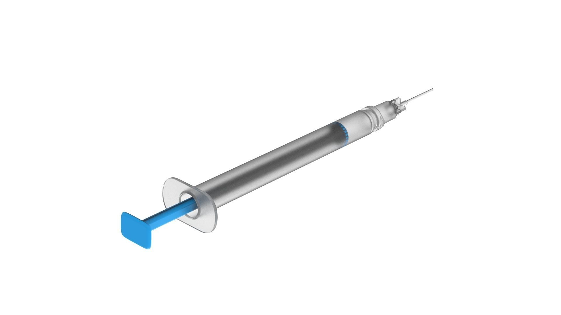 Syringe injection 3D print model_3