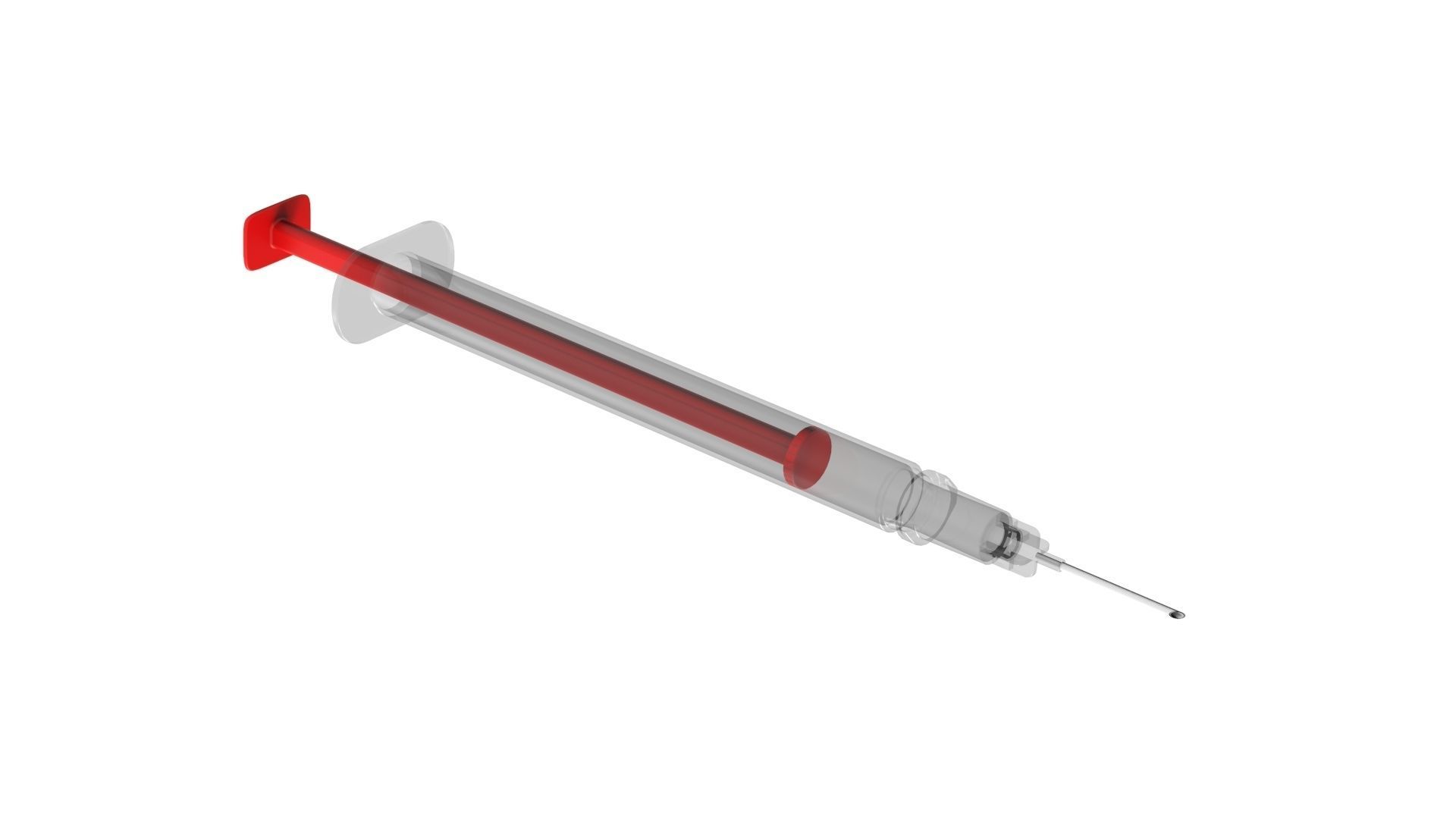 Syringe injection 3D print model_1