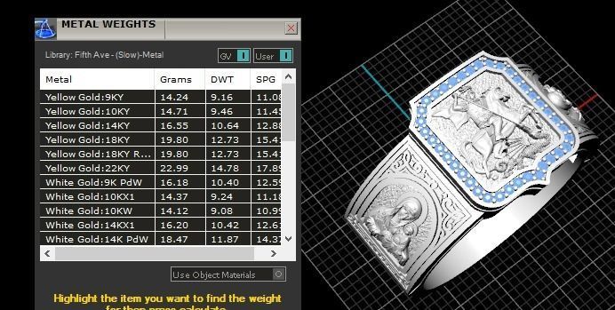 male ring 3D print model_7