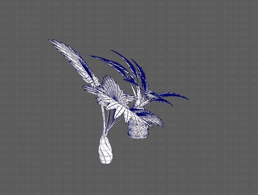 Trees Cartoon V10 3D model_27