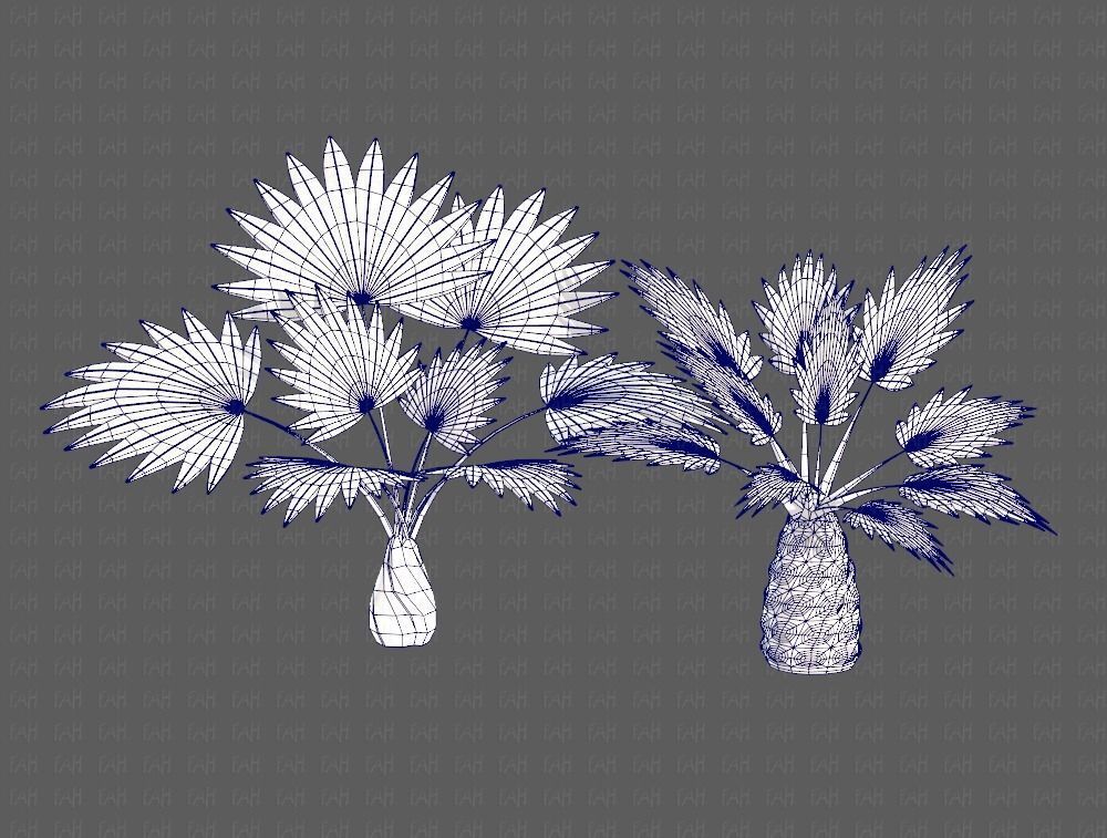 Trees Cartoon V10 3D model_25