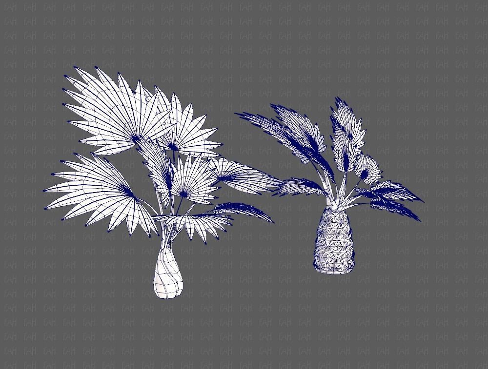 Trees Cartoon V10 3D model_26