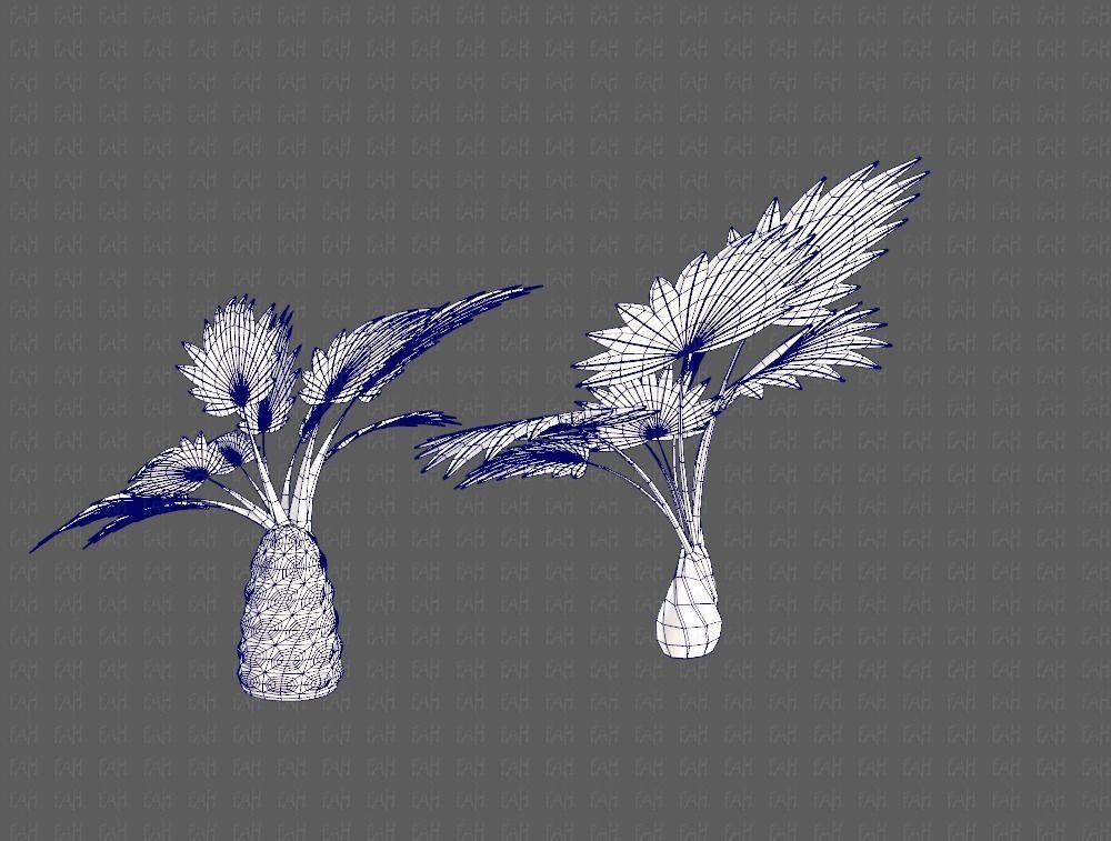 Trees Cartoon V10 3D model_30