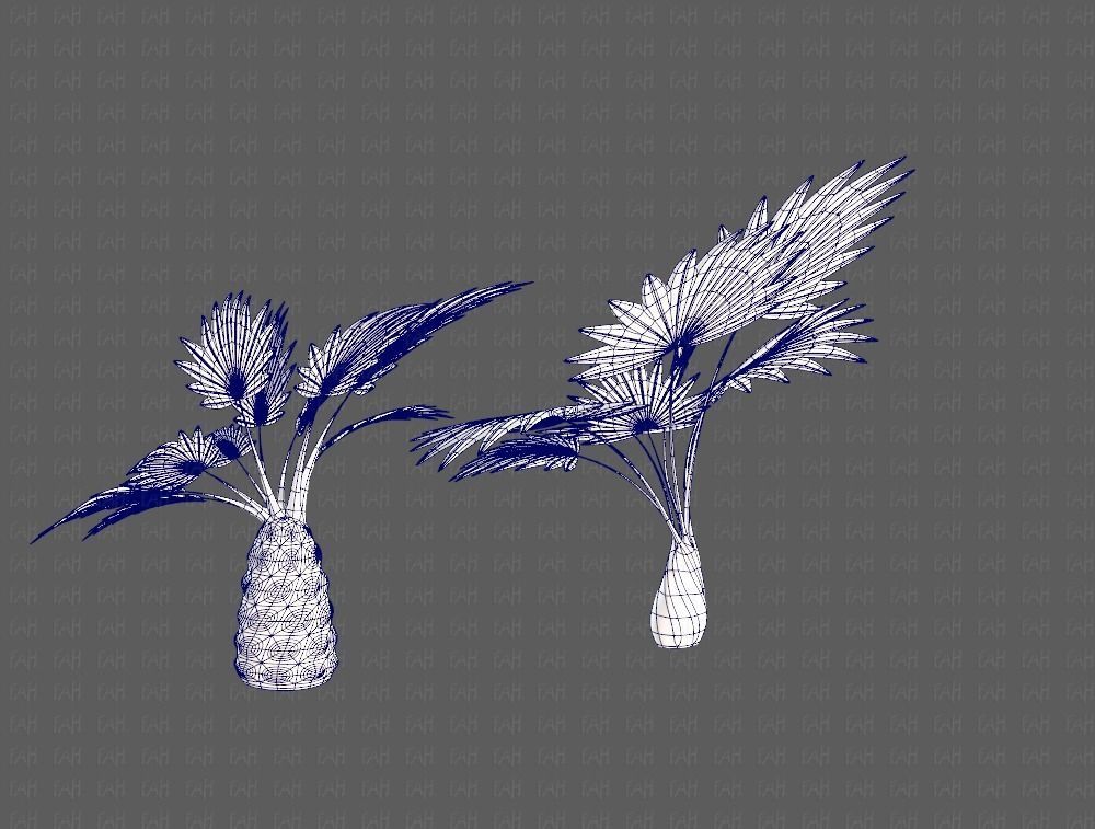 Trees Cartoon V10 3D model_14