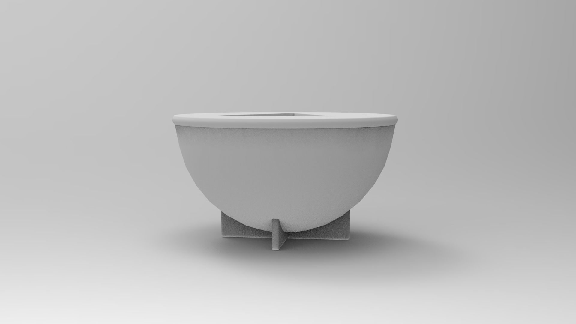 Bauhaus Ash tray Low-poly 3D model_8