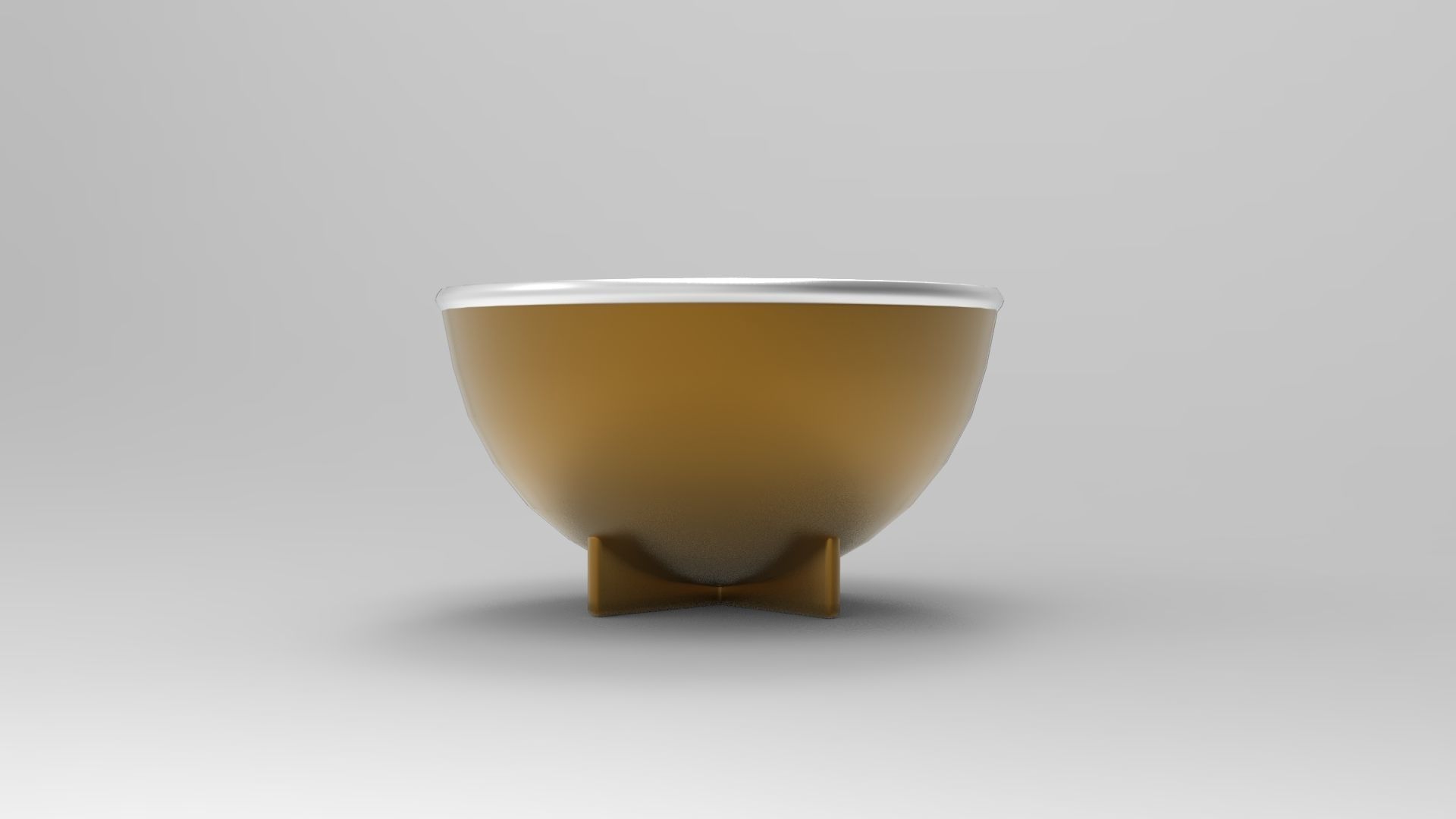 Bauhaus Ash tray Low-poly 3D model_4