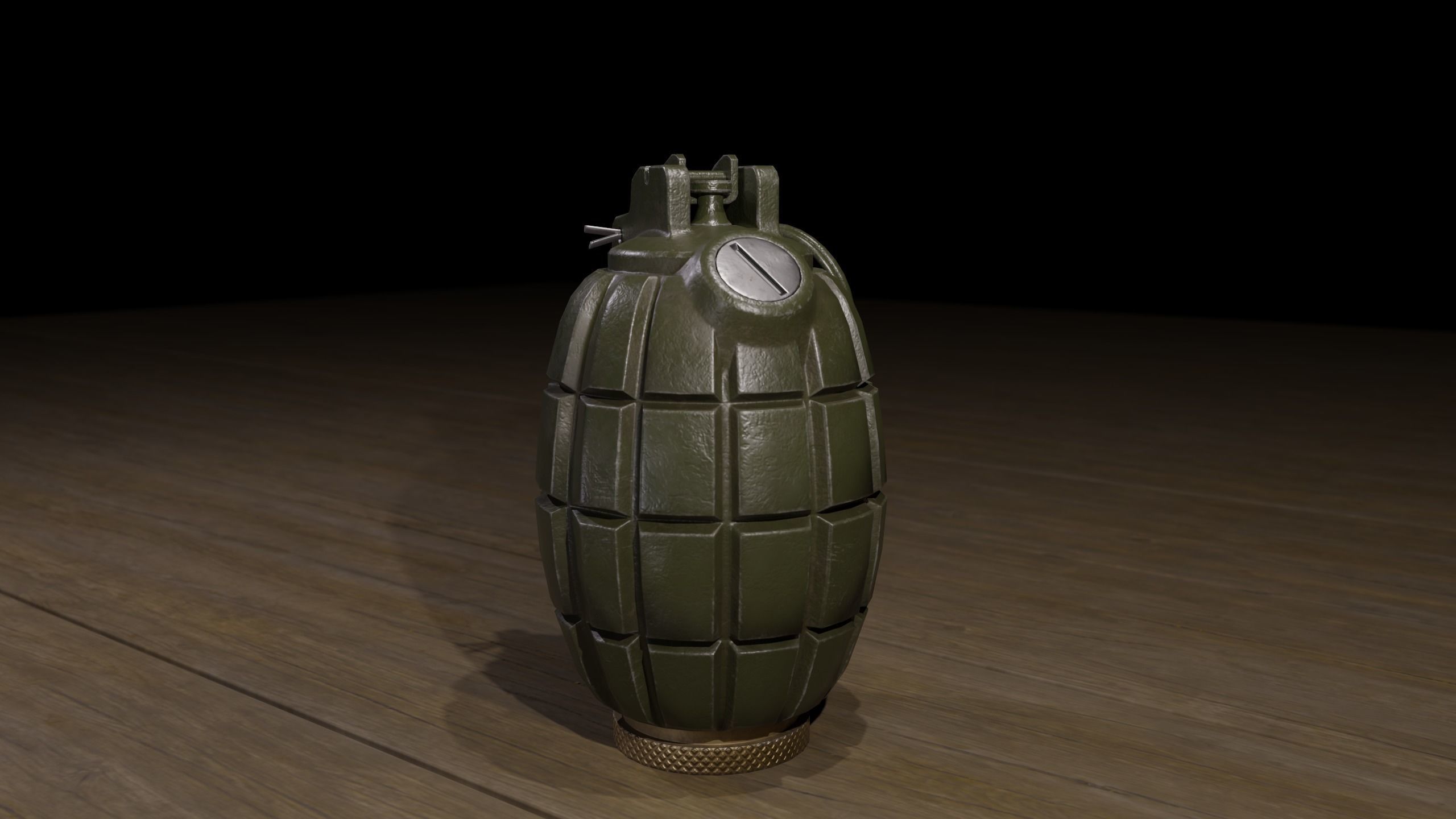 Mills bomb low-poly 3d Model Low-poly 3D model_6