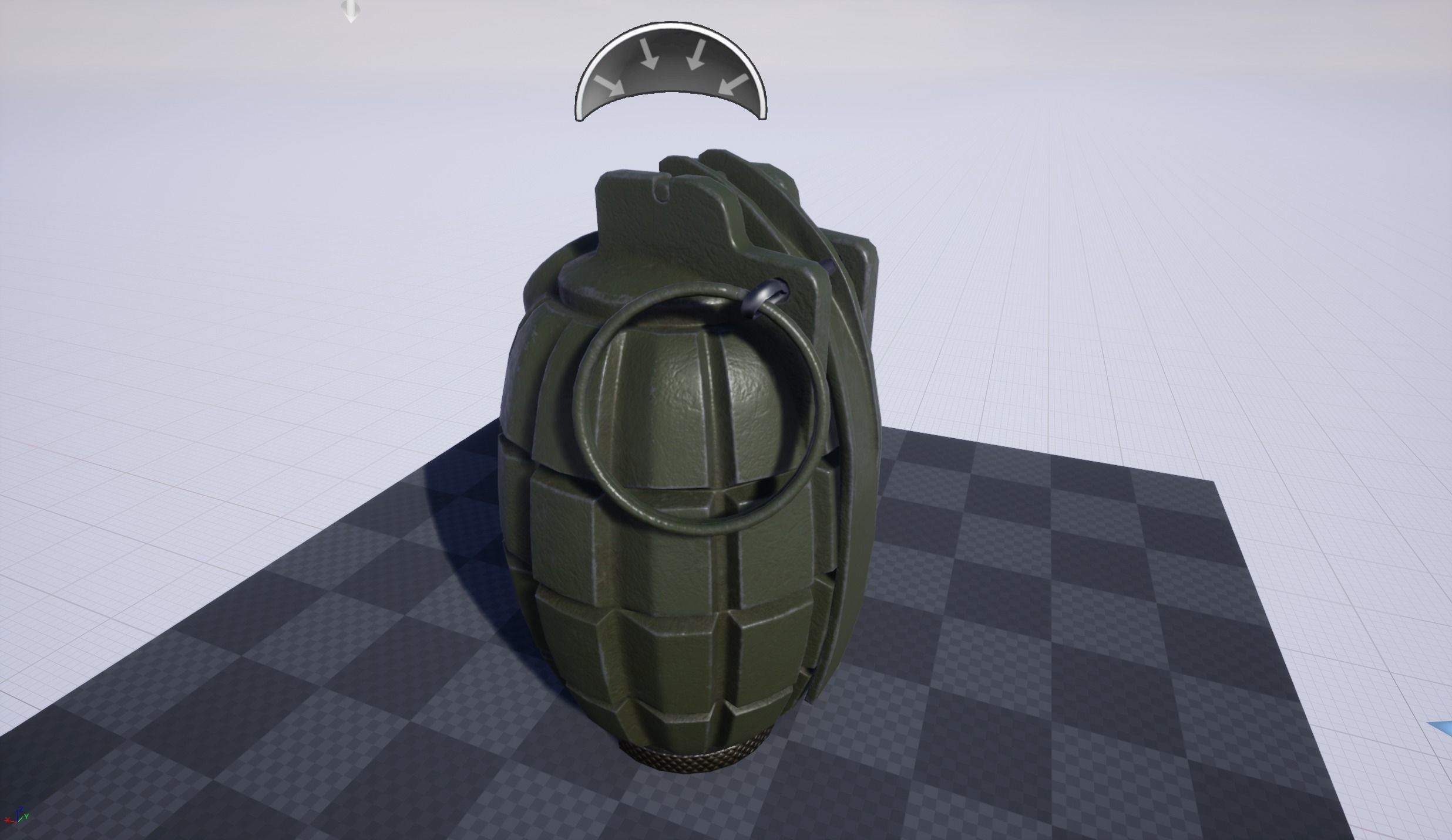Mills bomb low-poly 3d Model Low-poly 3D model_20