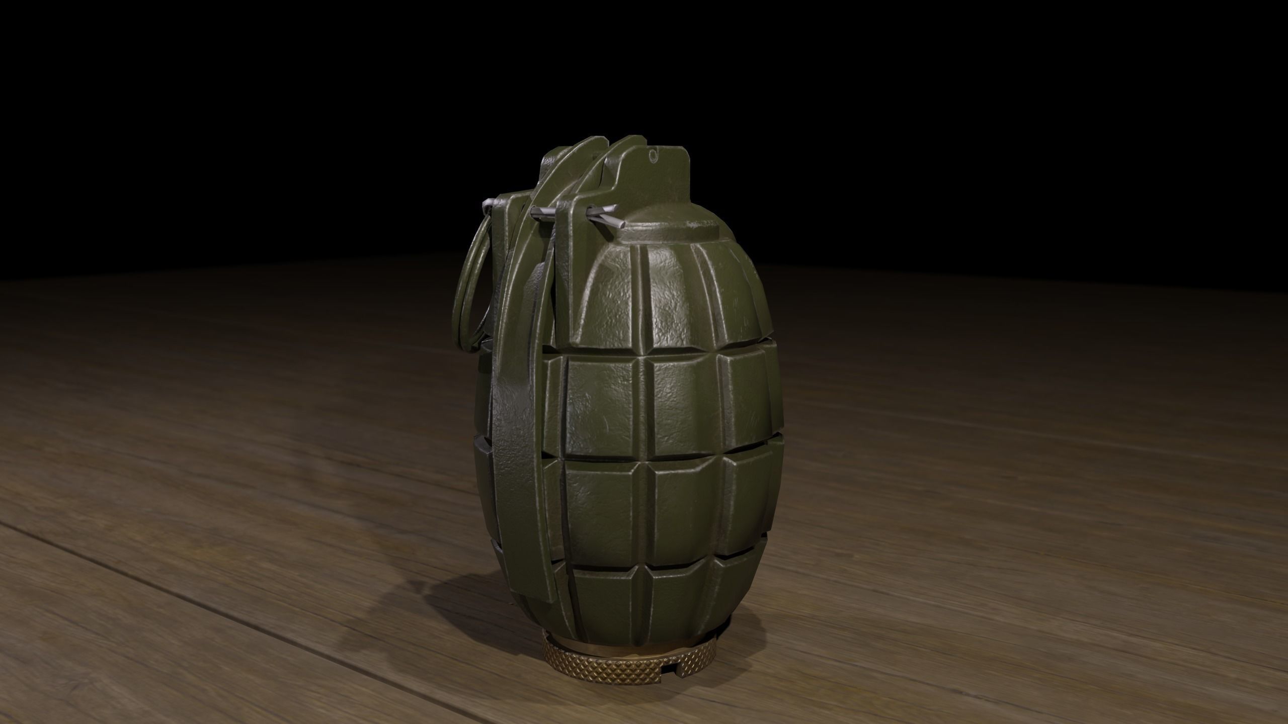 Mills bomb low-poly 3d Model Low-poly 3D model_4